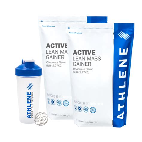 ACTIVE Lean Mass Gainer 10lb Bundle – Athlene Nutrition.